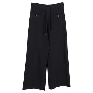 Authentic CHANEL Black Wide-Leg sweats